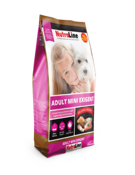 Nutraline Dog Adult Mini Exigent 8 Kg