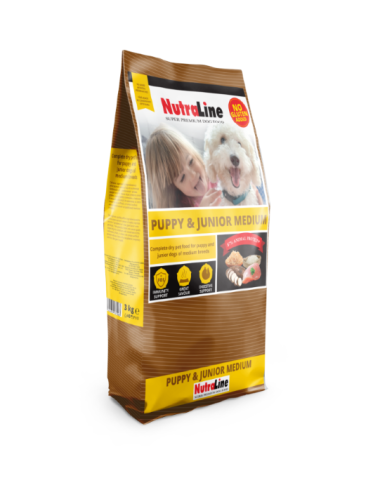 Nutraline Dog Puppy&Junior Medium 12.5 Kg