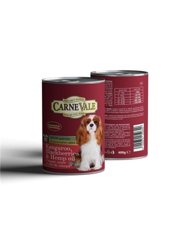 CARNEVALE DOG CONS CANGUR/MURE/ULEI CANEPA 400 G