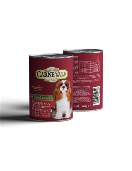 CARNEVALE DOG CONS CANGUR/MURE/ULEI CANEPA 400 G