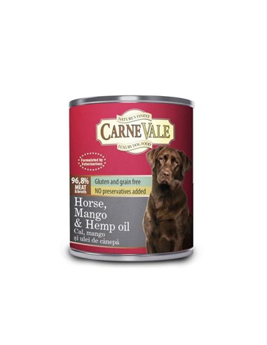 CARNEVALE DOG CONS CAL/MANGO/ULEI CANEPA 800 G