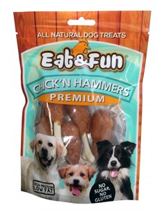 Eat&Fun Recompense Caini Chick'n  Hammers 100 G