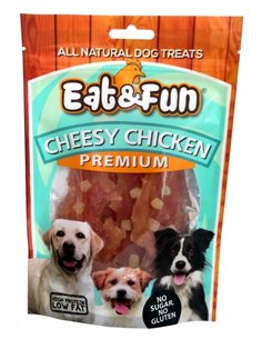 Eat&Fun Recompense Caini Cheesy Chicken 100 G