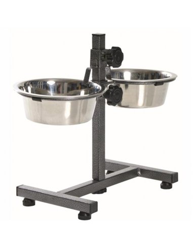 PET EXPERT SUPORT REGLABIL+2 CASTROANE INOX 1.75 L