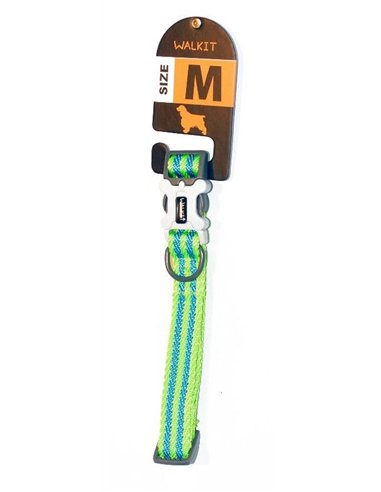Walkit Zgarda Caine Special Twill Waved M 2.0 X 35-50 Cm Verde/Albastru