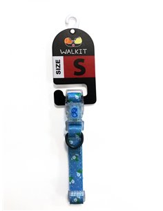 Walkit Zgarda Caine S 1.6 Cm  X 25-36 Cm Albastru