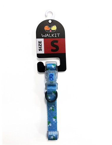 Walkit Zgarda Caine S 1.6 Cm  X 25-36 Cm Albastru