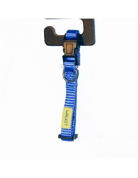 Walkit Zgarda Caine L 2.5 Cm X 43-74 Cm Albastru