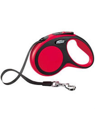 Flexi Lesa New Comfort Tape S 5 M Rosu