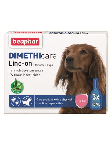 BEAPHAR PIPETA ANTIPARAZITARA DIMETHICON CAINE S 3 BUC