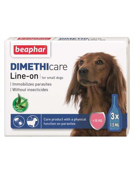 BEAPHAR PIPETA ANTIPARAZITARA DIMETHICON CAINE S 3 BUC