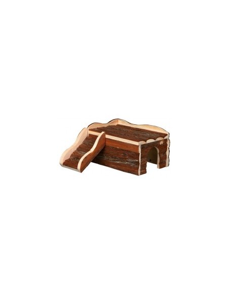 Casuta Lemn Natural Rozatoare, 38x25x50 cm