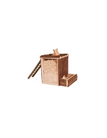 Casuta Lemn Natural Living, 25x24x20 cm