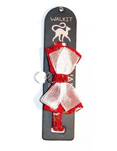 Walkit zgarda pisica Corduroy 1.0 x 20-30 cm rosu