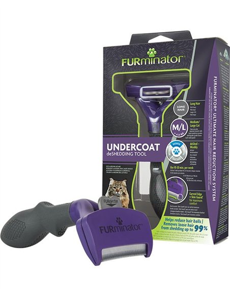 Furminator perie pisica par lung M/L 691662