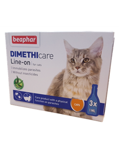 Beaphar pipeta antiparazitara Dimethicon pisica 3 bucati