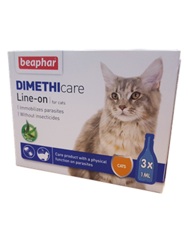 Beaphar pipeta antiparazitara Dimethicon pisica 3 bucati