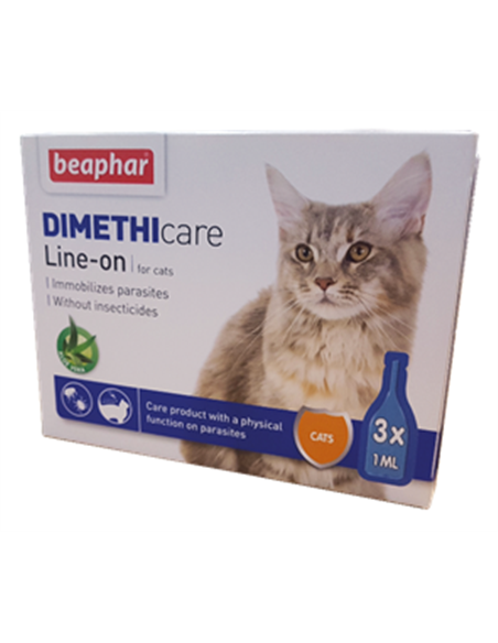 Beaphar pipeta antiparazitara Dimethicon pisica 3 bucati