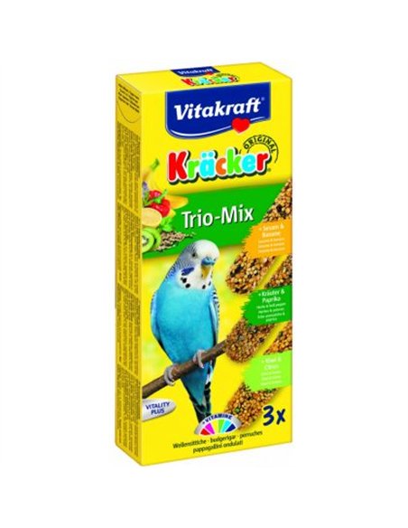 Vitakraft baton perusi trio mix kiwi/ardei/banane 3 buc