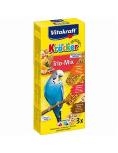 Vitakraft baton perusi trio mix miere/caise/popcorn 3 buc