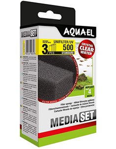Aquael Material Filtrant Unifilter 500 / 3 BUC/SET 113913
