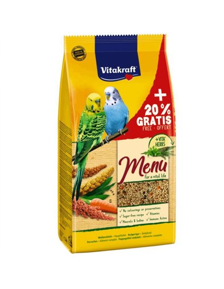 VITAKRAFT MENIU PERUSI 1 KG + 20 % GRATIS