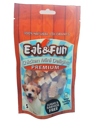 EAT&FUN RECOMPENSE CAINI DUCK MINI DELIGHTS 100 G