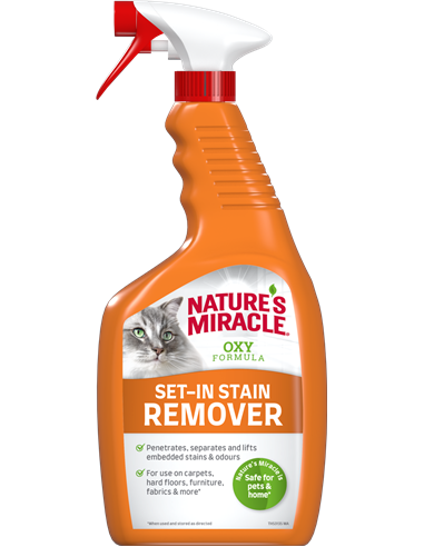 NATURES MIRACLE CAT SET-IN STAIN REMOVER 709 ML