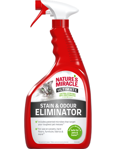 NATURES MIRACLE CAT STAIN &amp ODOUR ELIMINATOR 946 ML