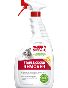 NATURES MIRACLE CAT STAIN &amp ODOUR REMOVER 709 ML
