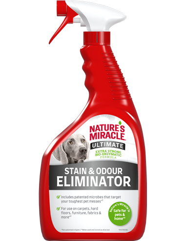 NATURES MIRACLE DOG STAIN &amp ODOUR ELIMINATOR 946 ML