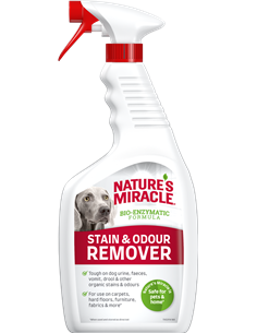 NATURES MIRACLE DOG STAIN &amp ODOUR REMOVER 709 ML