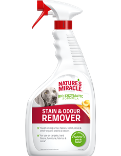 NATURES MIRACLE DOG STAIN &amp ODOUR REMOVER MELON 946 ML
