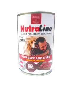 Nutraline Dog Conserva Adult No Grain Vita/Ficat 400 G A