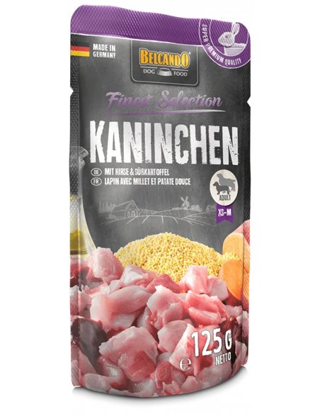 Belcando Plic Iepure Mei/Cartof Dulce 125 G