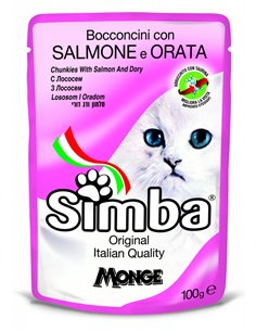 Simba Cat Plic Somon/Dorada 100 G