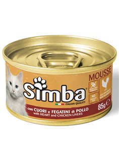 Simba Cat Mousse Inima/Pui/Ficat 85 G
