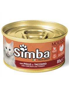 Simba Cat Mousse Pui/Curcan 85 G