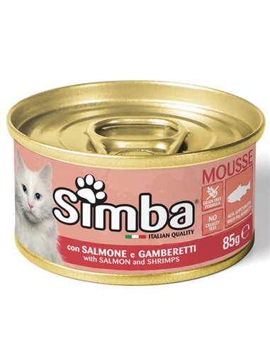 Simba Cat Mousse Somon/Creveti 85 G