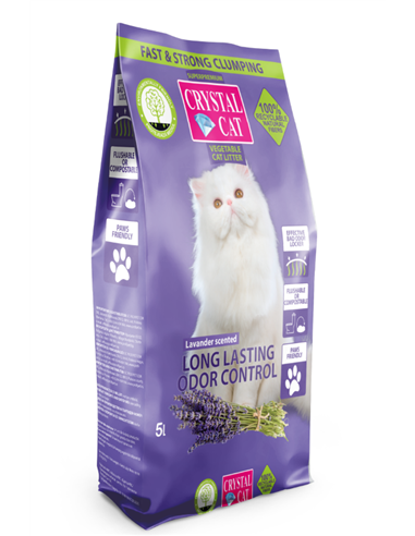 Crystal Cat Asternut Vegetal Lavanda 5 L
