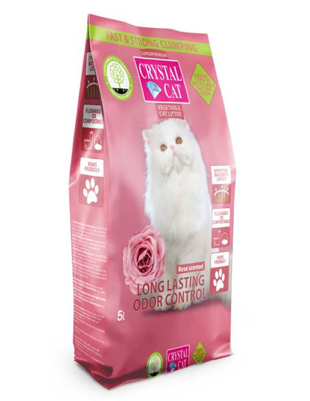 Crystal Cat Asternut Vegetal Trandafir 5 L