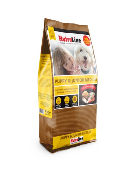 Nutraline Dog Puppy&Junior Medium 3 Kg K