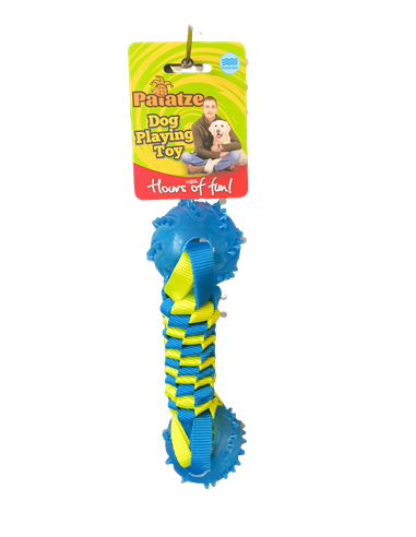 Paiatze Dog Floating Webbing Tpr Dumbell 22 Cm SG204101