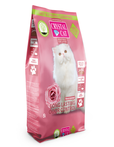 Crystal Cat Asternut Vegetal Trandafir 5 L