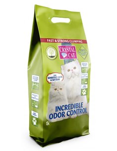 Crystal Cat Asternut Vegetal Sensitive 5 L