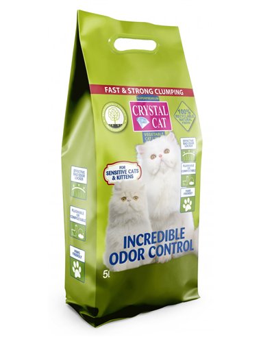 Crystal Cat Asternut Vegetal Sensitive 5 L