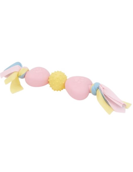 Jucarie Inimioare silicon pe suport textil 22 cm