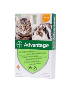 Advantage 40 pentru Pisici si Iepuri 0-4 kg, 1 pipeta