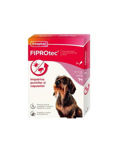 PIPETA ANTIPARAZITARA PENTRU CAINI FIPROTEC...