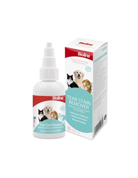 BIOLINE SOLUTIE INDEPARTARE PETE LACRIMI PENTRU CAINI SI PISICI 50ML